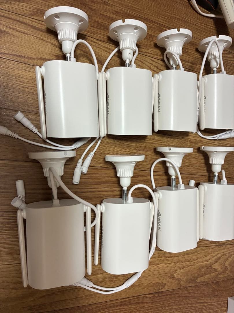 新品ANRAN防犯カメラ無線ダブルアンテナ型8チャンネルセットHDD無し