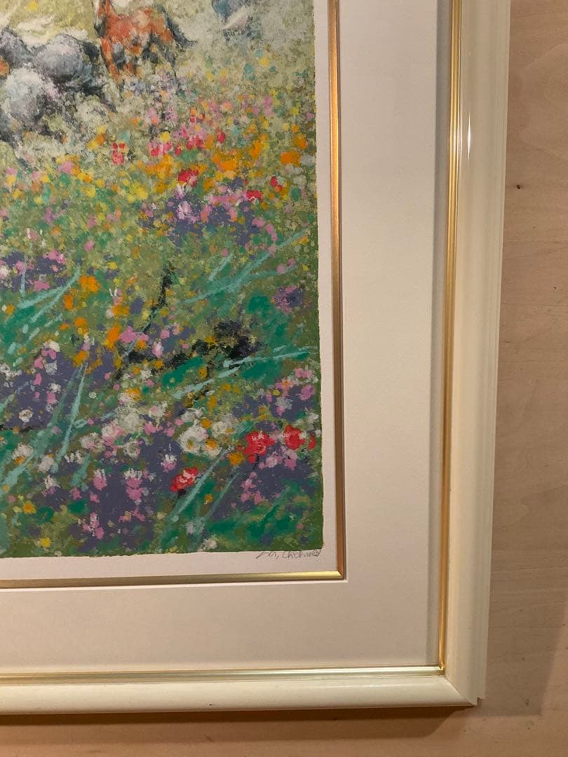 胡奇中(フー・チー・チュン)「カリフォルニアパラダイスⅢ」シルクスクリーン