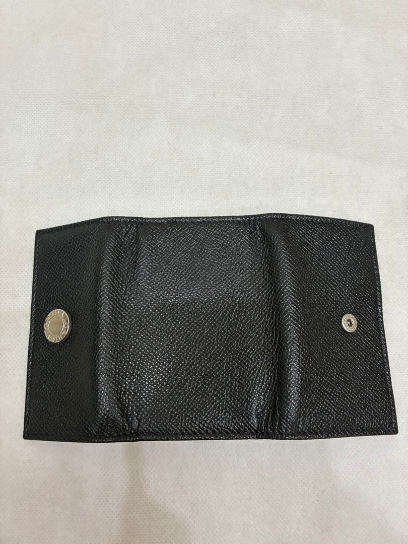 【未使用】BVLGARI ブルガリ　キーケース　ブラック　レザー