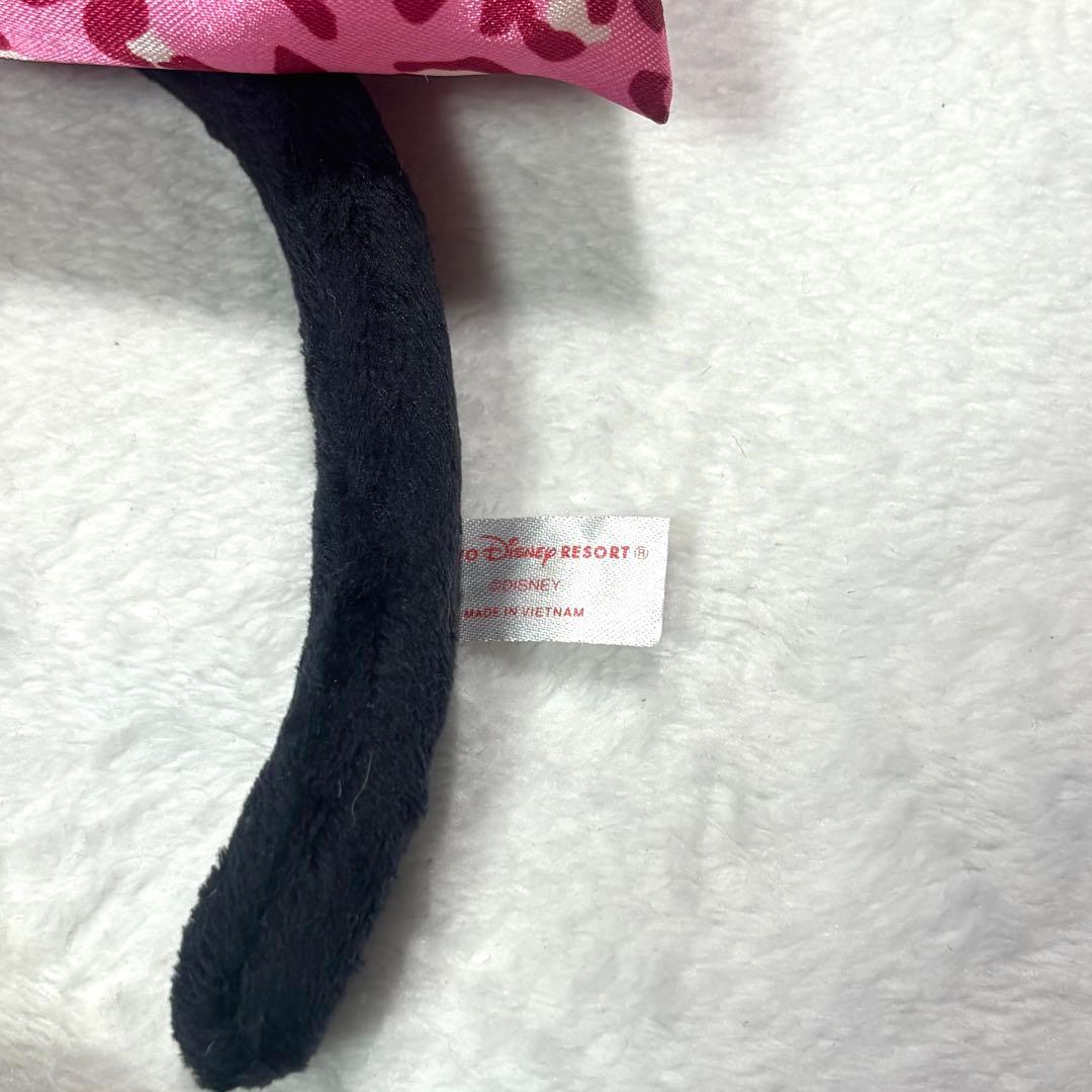 ディズニー　カチューシャ ヒョウ柄　ピンク　レオパード　ミニー