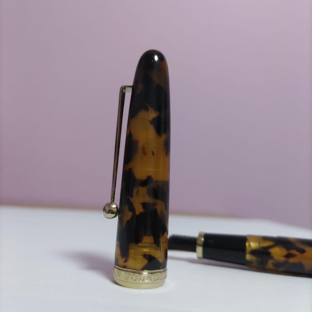 【貴重廃盤品】SAILOR セーラーFOUNDED 1911 べっ甲柄 万年筆