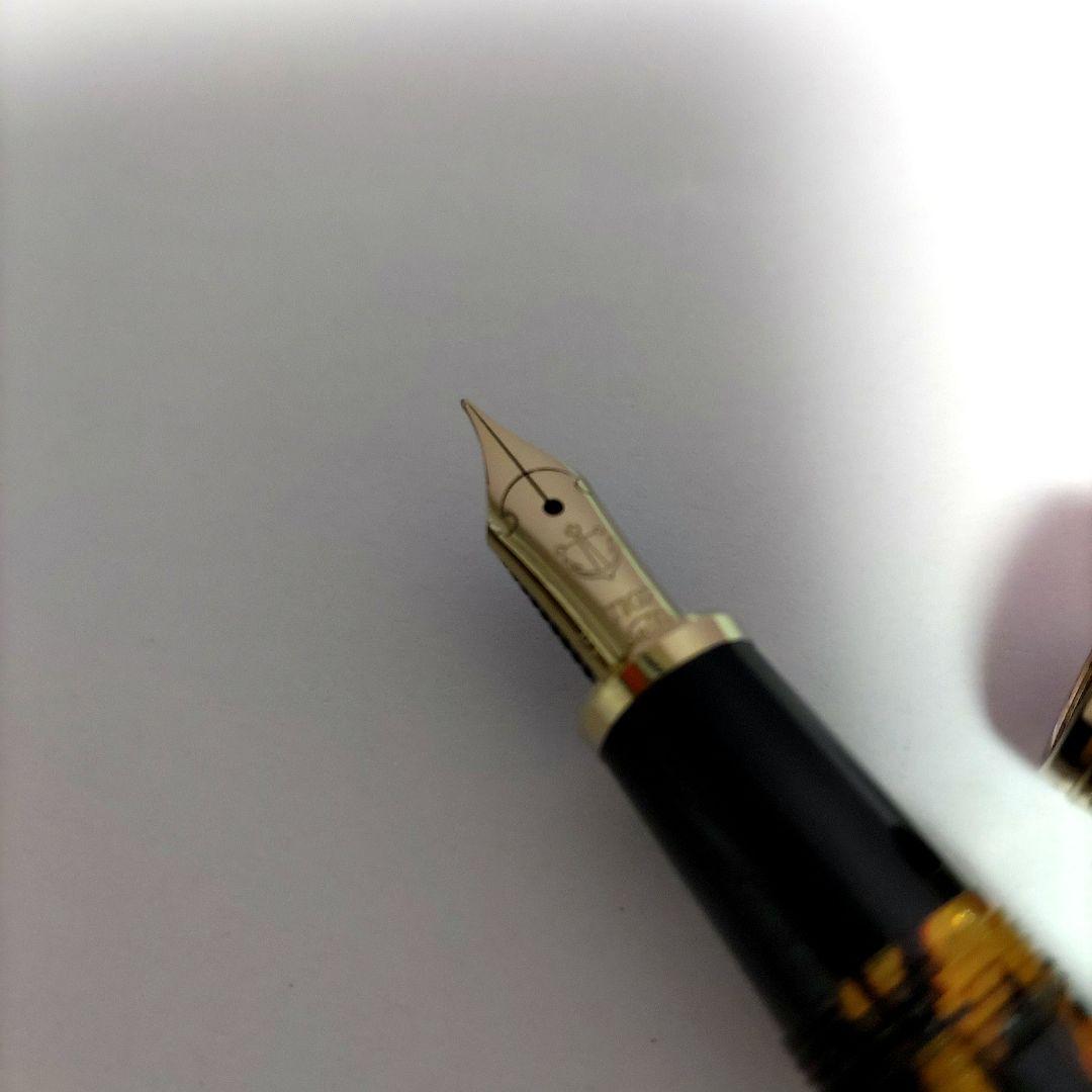 【貴重廃盤品】SAILOR セーラーFOUNDED 1911 べっ甲柄 万年筆