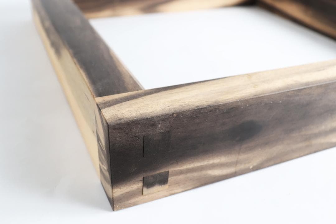 茶道具 黒柿 炉縁