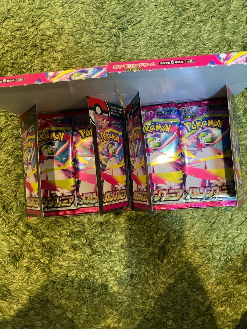 メガシンフォニアex BOX シュリンクなし　ポケモンカード　メガサーナイト