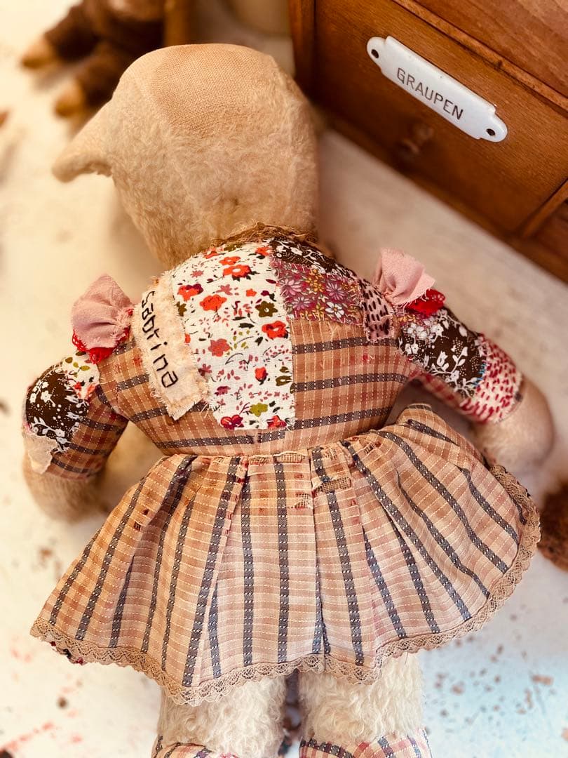 † † † ヴィンテージ ホワイトベア　アンティークベア † † †