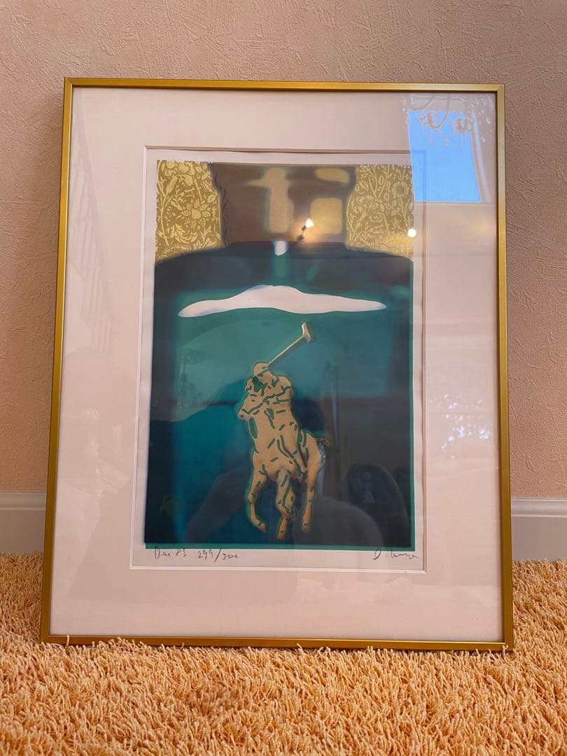 希少❣️シルクスクリーン299／300‼️サイン入り❣️NY購入‼️ポロラルフローレン❣️