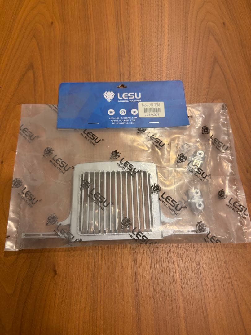 1/14 タミヤ グランドハウラー キングハウラー用 アルミメッキグリルLESU