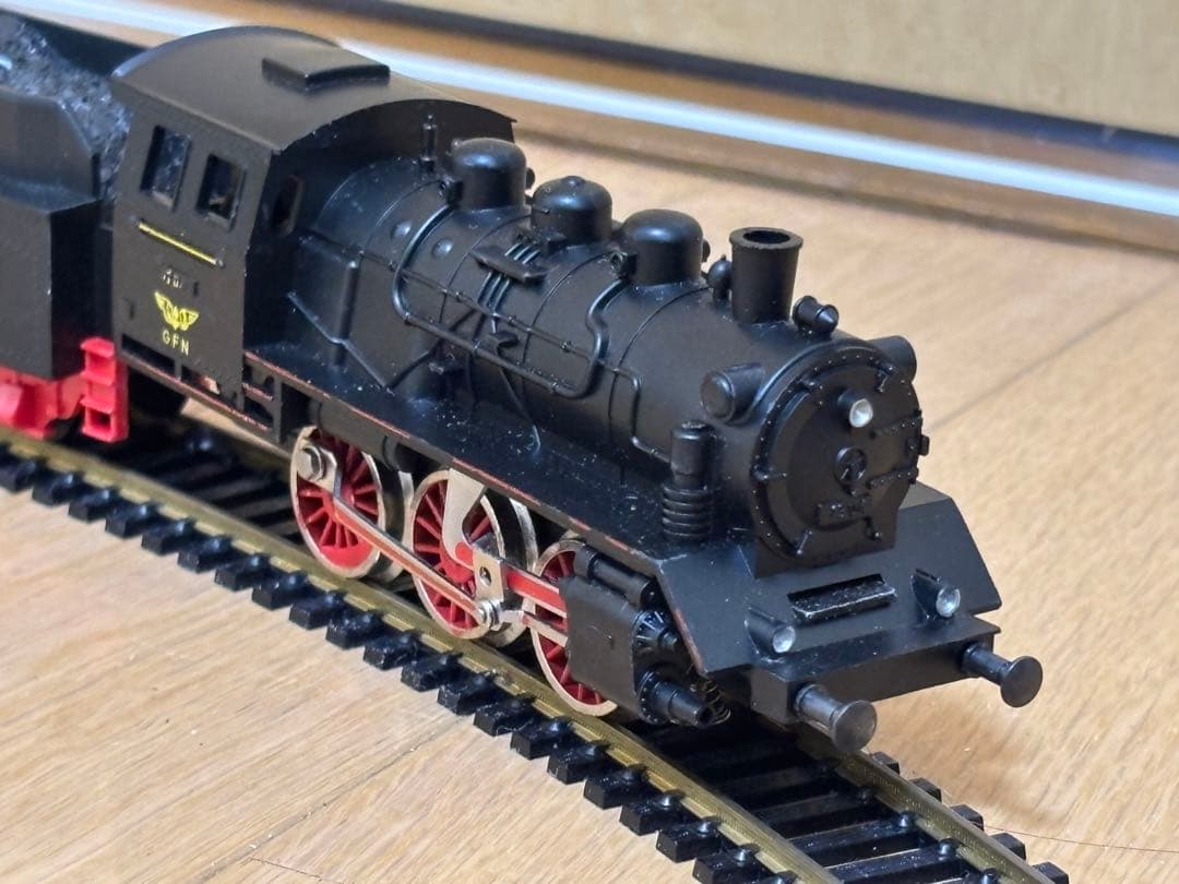 fleischmann HOゲージ 1304 蒸気機関車 客車3両レール一式