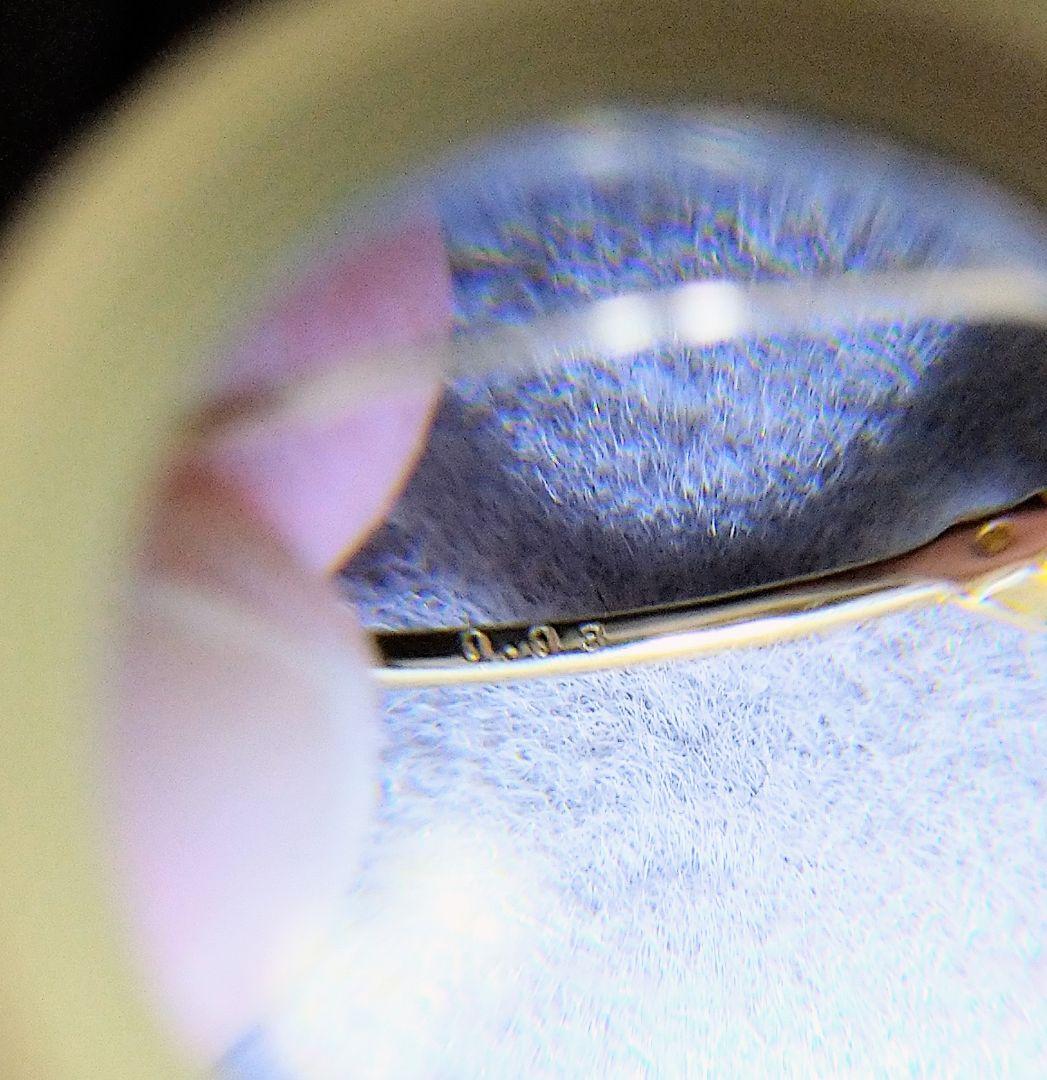 美品　K18 ダイヤモンドリング 0.03ct　サイズ14,5〜15