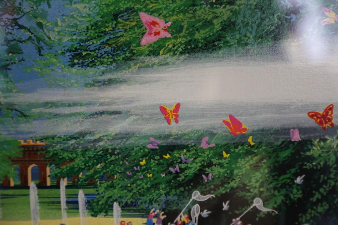 ヒロ・ヤマガタ 『森の蝶々』 シルクスクリーン