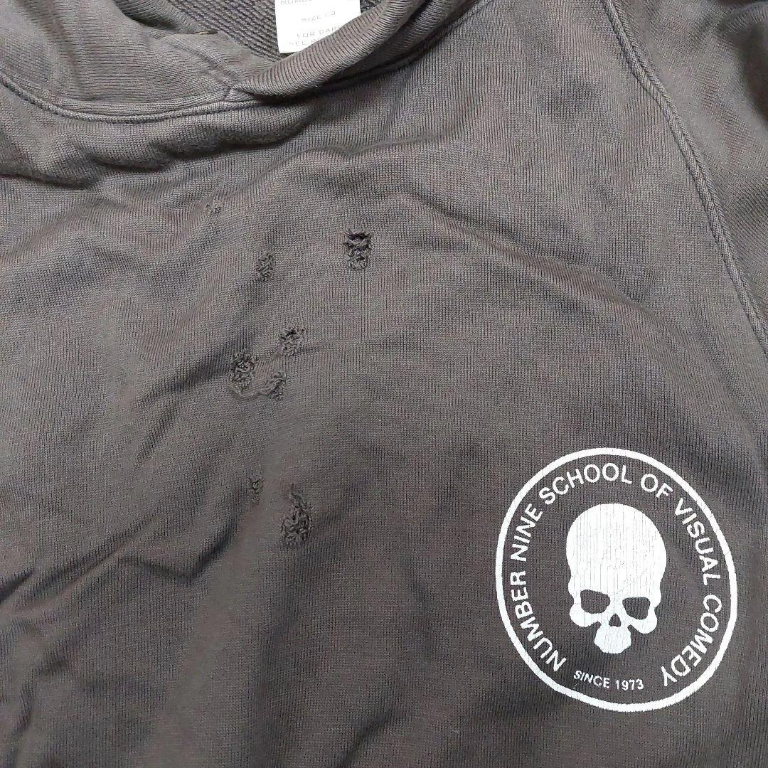 ナンバーナイン　散弾銃パーカー