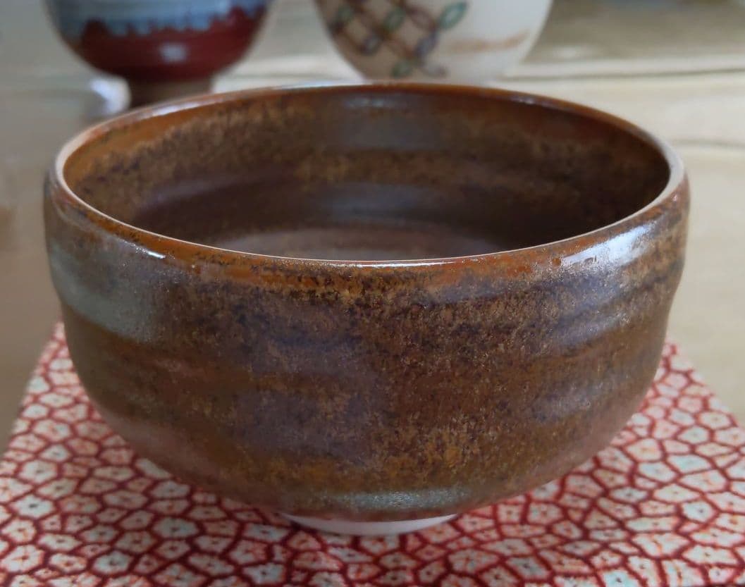 ご売約済です。九谷焼　抹茶茶碗