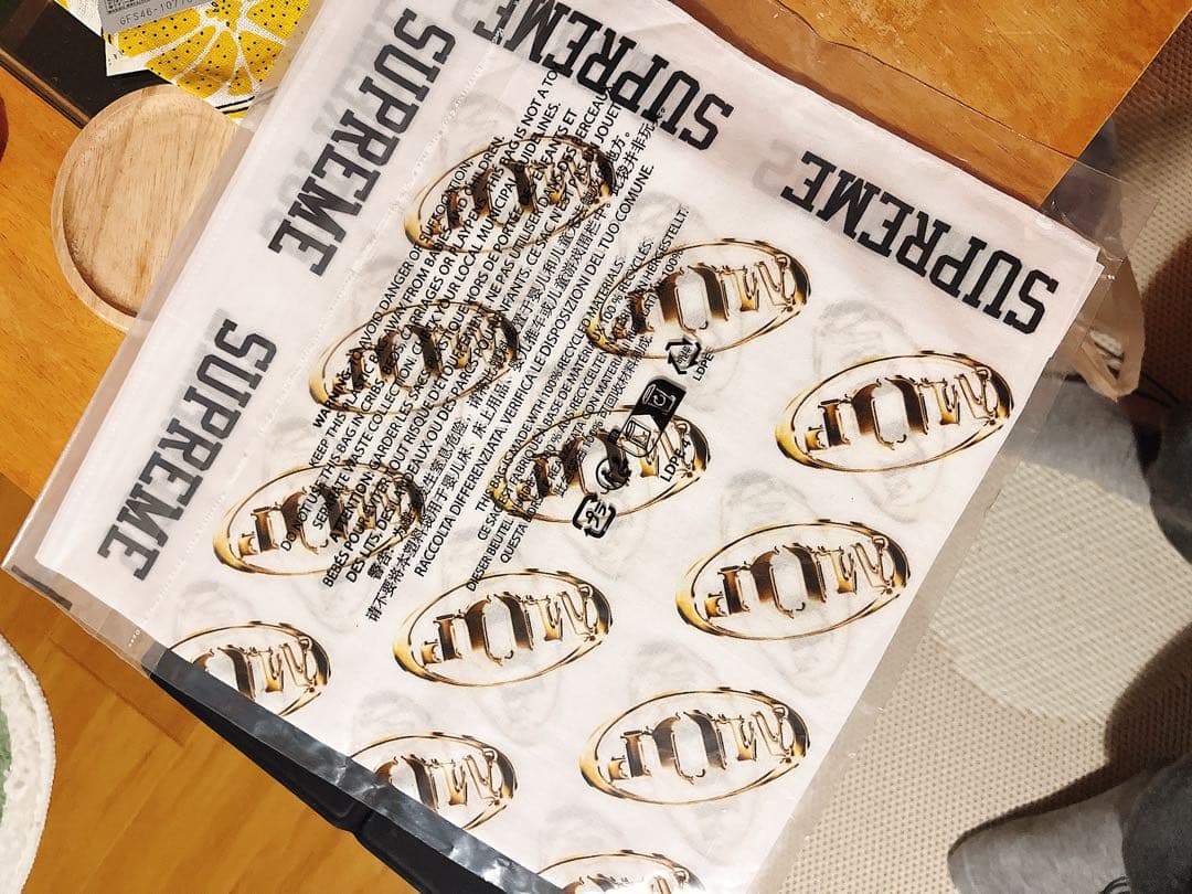 SUPREME M.O.P. Bandana エムオーピー バンダナ White