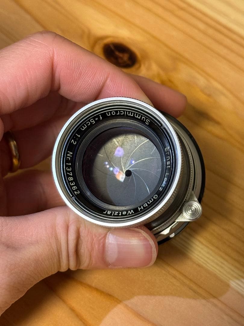 leica summicron 50mm f2 1世代 沈胴
