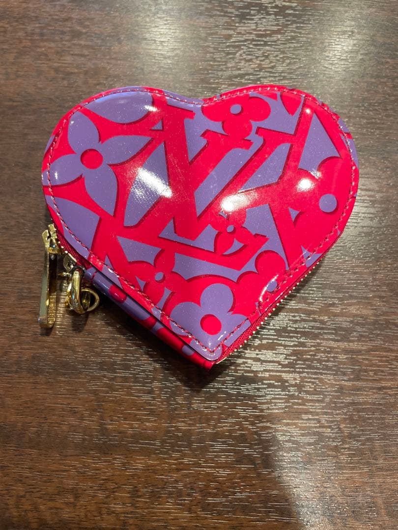 【希少デザイン】　ルイ・ヴィトン ハート型 ケース チャーム付き