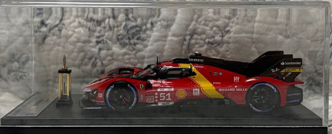 ルックスマート1/43 フェラーリ AFコルセ 499P 2023ルマン優勝