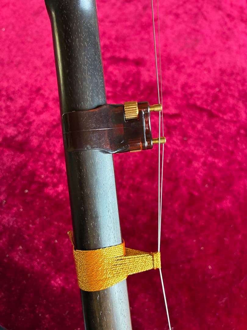 格安二胡★最上級・明清旧料・老紅木★錦蛇皮★蘇州科韻・李玉貴製作★十年保証