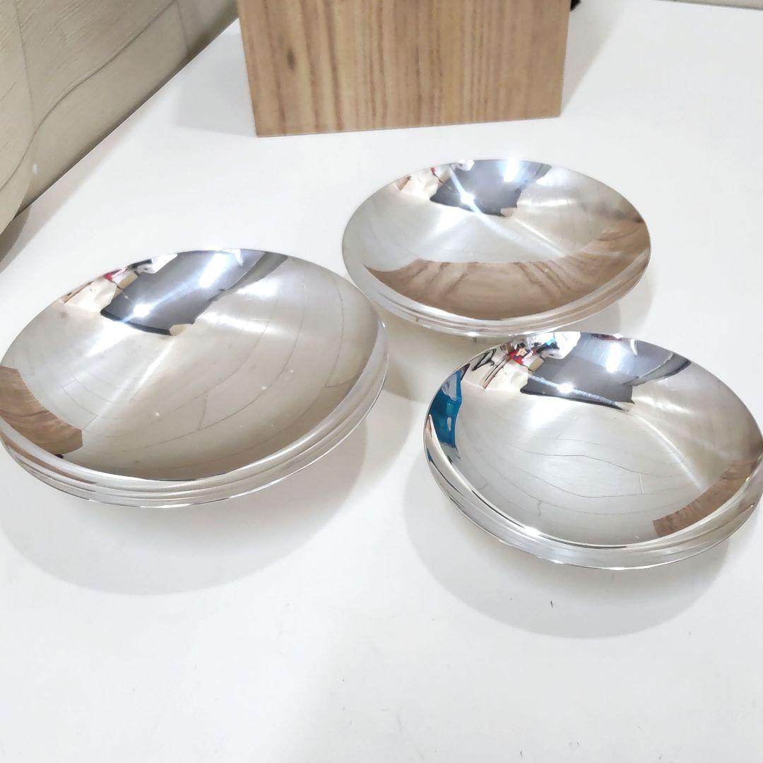 未使用　山崎謹製　純銀杯　3個　347ｇ　HJ94