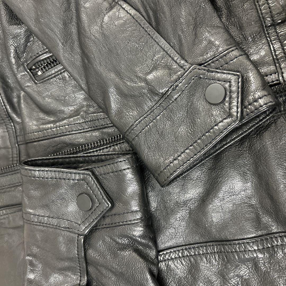 ジャケット・アウター Superdry Men's Seventies Leather Jacket