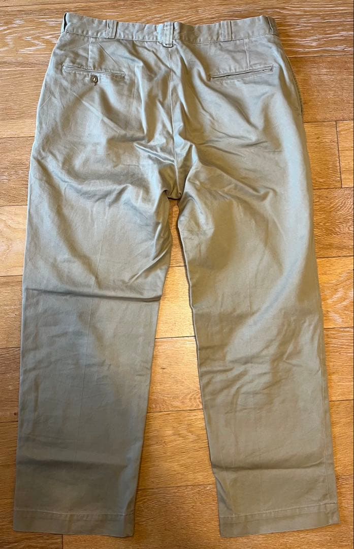 70s ヴィンテージ US Military チノ コットンツイル 38x31