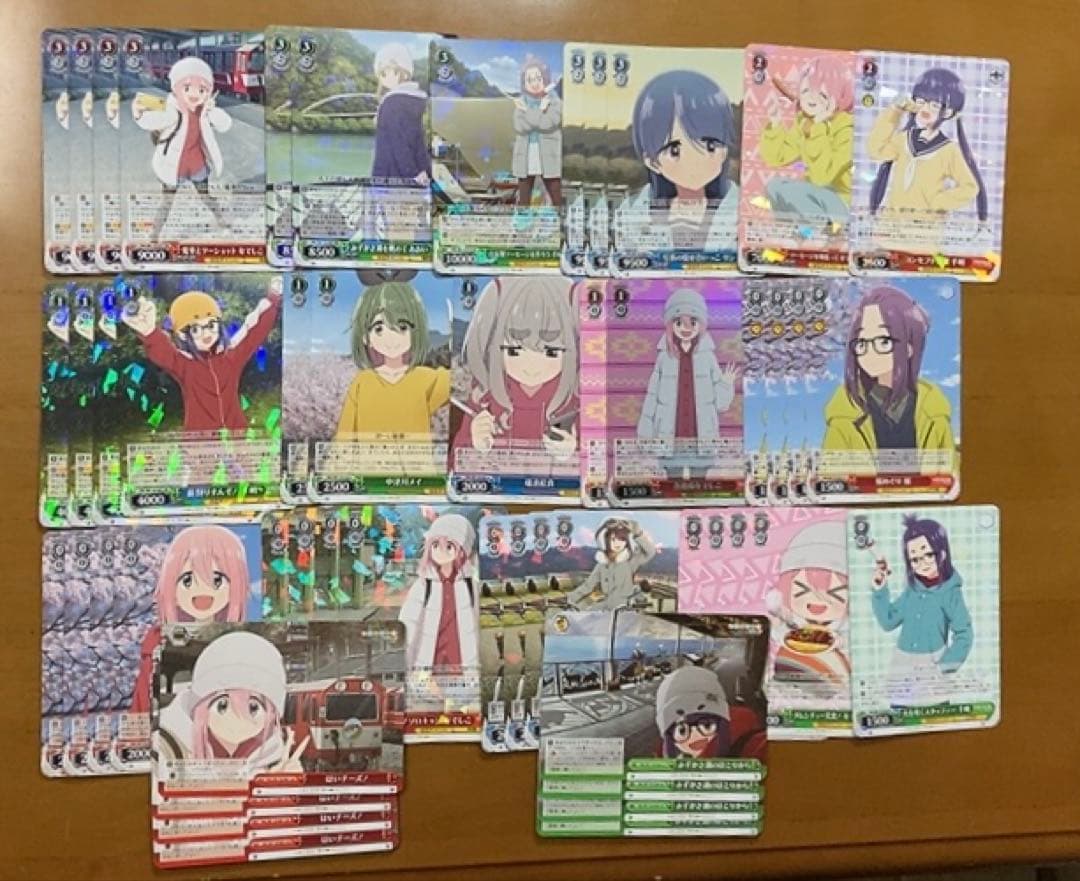 ヴァイスシュヴァルツ　ゆるキャン　宝扉デッキ　調整パーツ付き