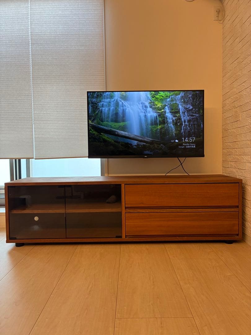 【廃盤】無印良品　スタッキングキャビネット　ウォールナット