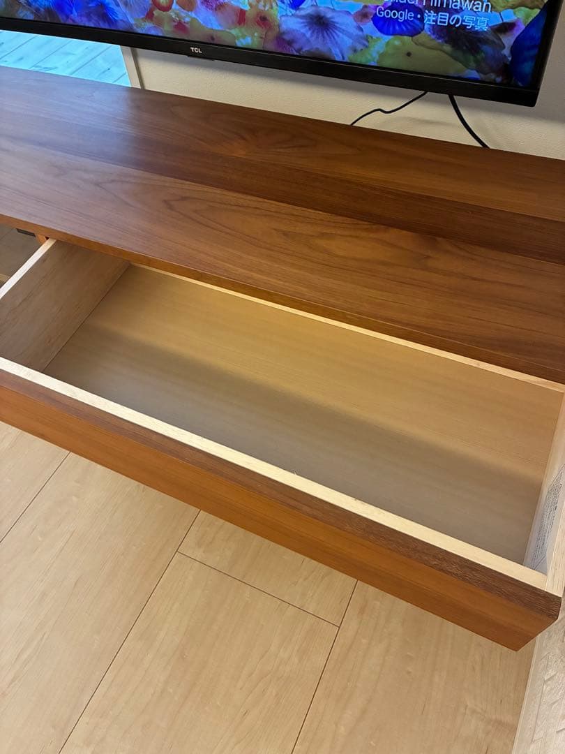 【廃盤】無印良品　スタッキングキャビネット　ウォールナット