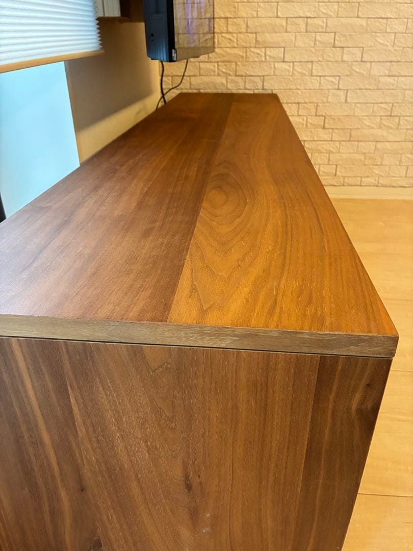 【廃盤】無印良品　スタッキングキャビネット　ウォールナット