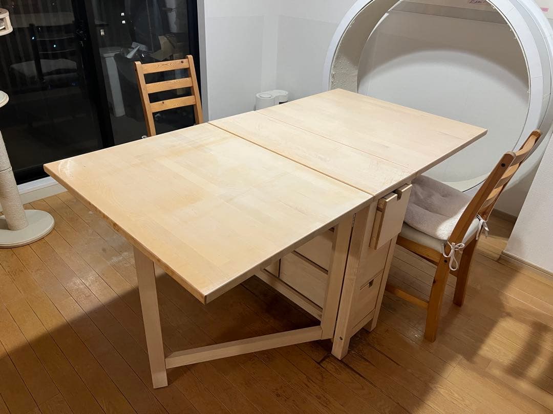 IKEA NORDEN ノールデン ゲートレッグテーブル, バーチ