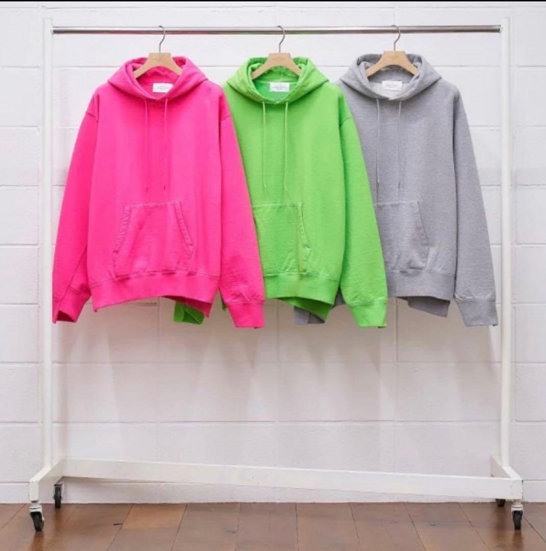 UNUSED ピンク フーディー 未使用　スエット　パーカー　US1955