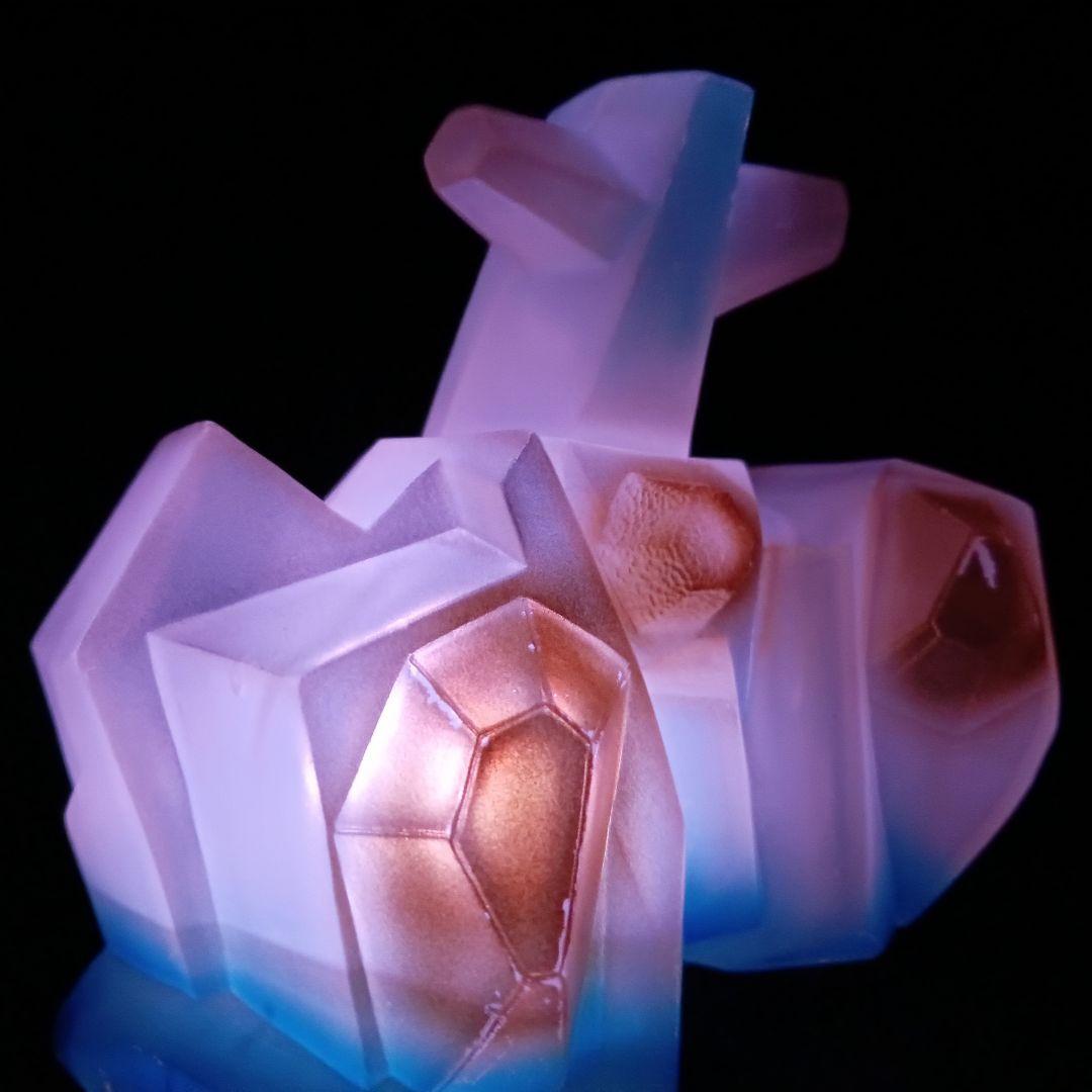 怪獣郷 「プリズ魔」 怪獣 ソフビ 発光改造品 帰ってきたウルトラマン