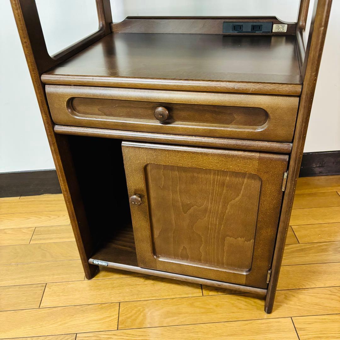 カリモク　karimoku 電話台　コンセント付　キャビネット　サイドボード