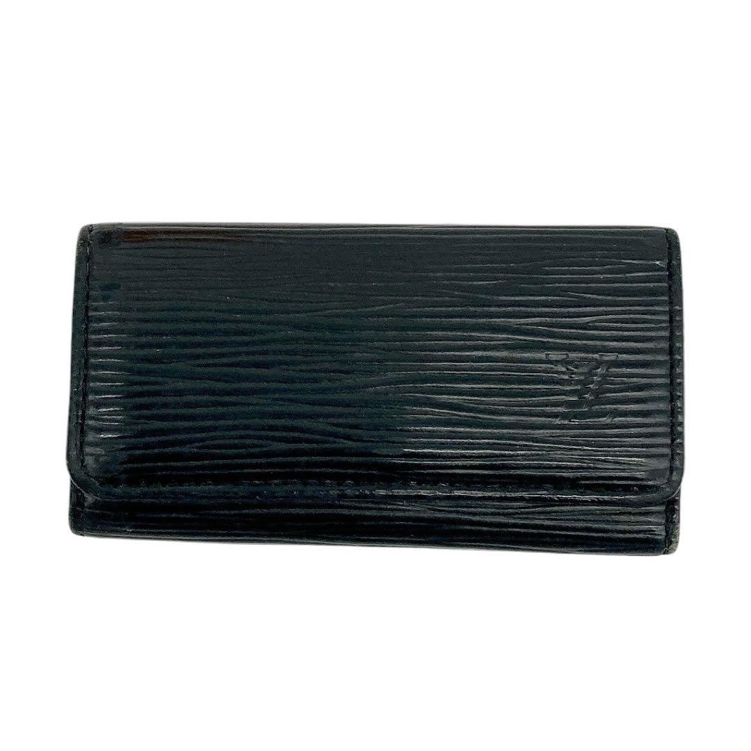 美品✨LOUIS VUITTON ミュルティクレ　4 エピ　キーケース　ブラック