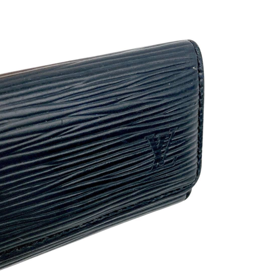 美品✨LOUIS VUITTON ミュルティクレ　4 エピ　キーケース　ブラック