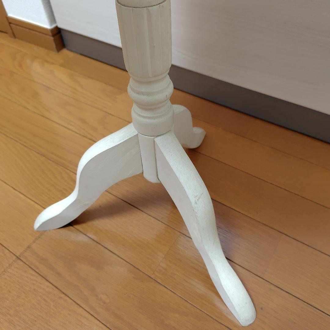 貴重　レア　イマン　ガラステーブル　ローズバスケット　シャビー