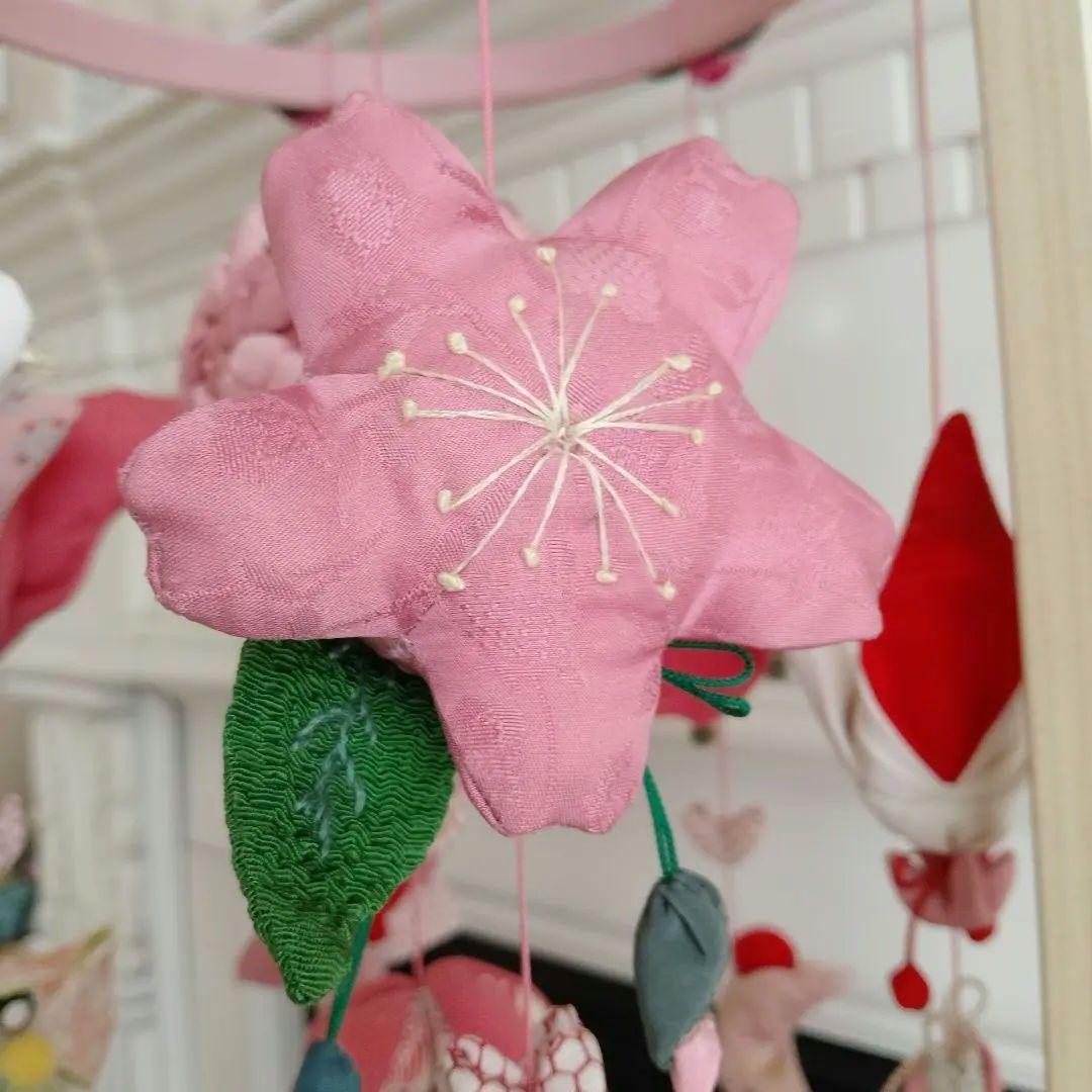 吊るし飾り　　台高さ　130センチ　 ２個掛け用　ハンドメイド