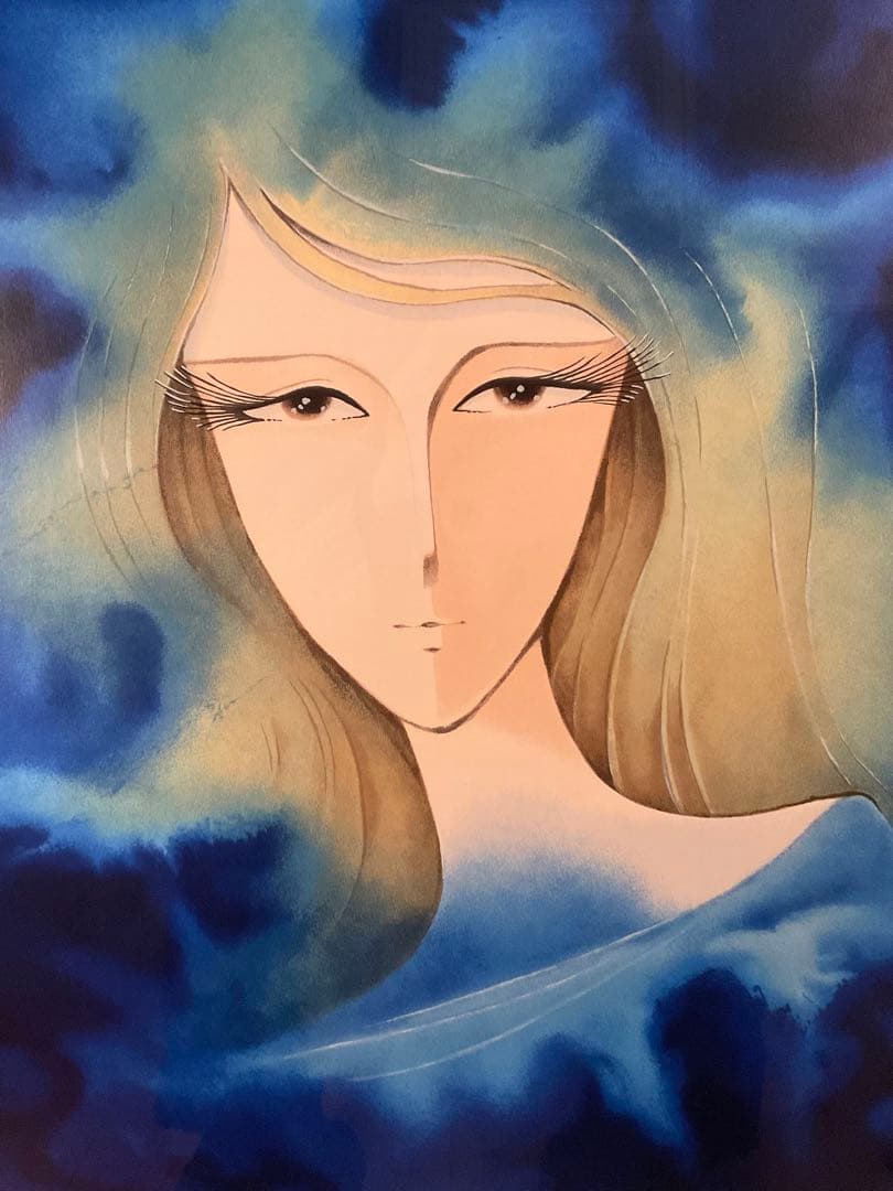 松本零士「スターシャⅠ」シルクスクリーン　直筆サイン・エディション・作品保証書有