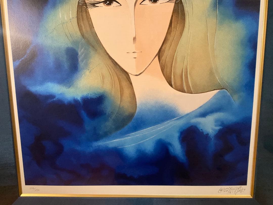 松本零士「スターシャⅠ」シルクスクリーン　直筆サイン・エディション・作品保証書有