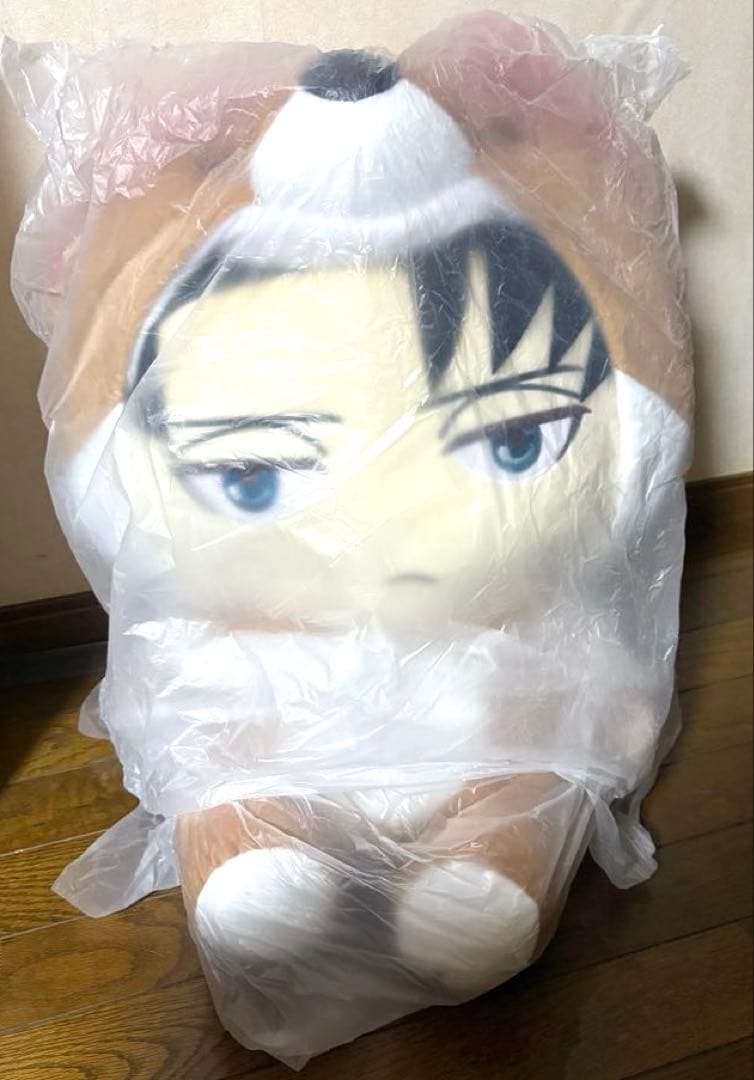 【美品】あにまるっこ リヴァイ ぬいぐるみL 進撃の巨人