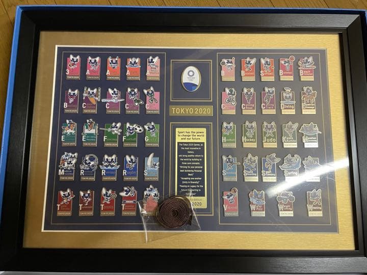 【限定2020個】東京オリンピック2020 ミライトワ 額装ピンバッチ