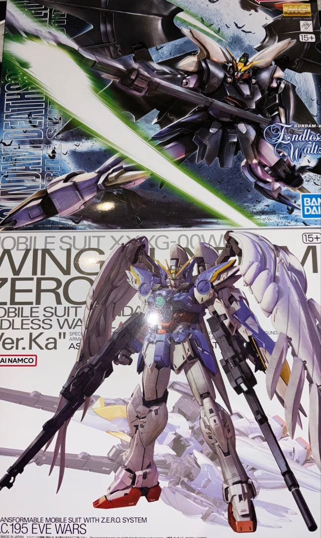 MG デスサイズヘル　ウイングガンダムゼロEW Ver.Ka セット　未開封