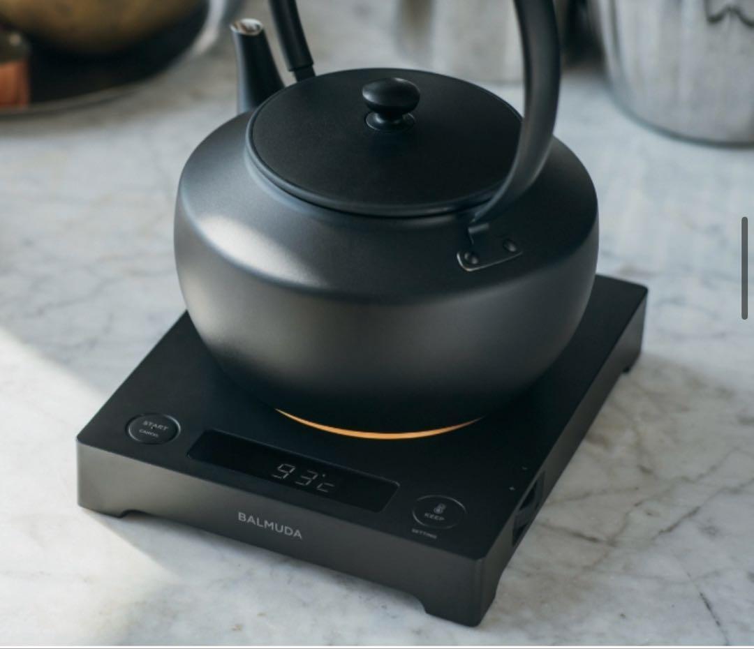 【新品未開封】BALMUDA MoonKettle ブラック 電気ケトル