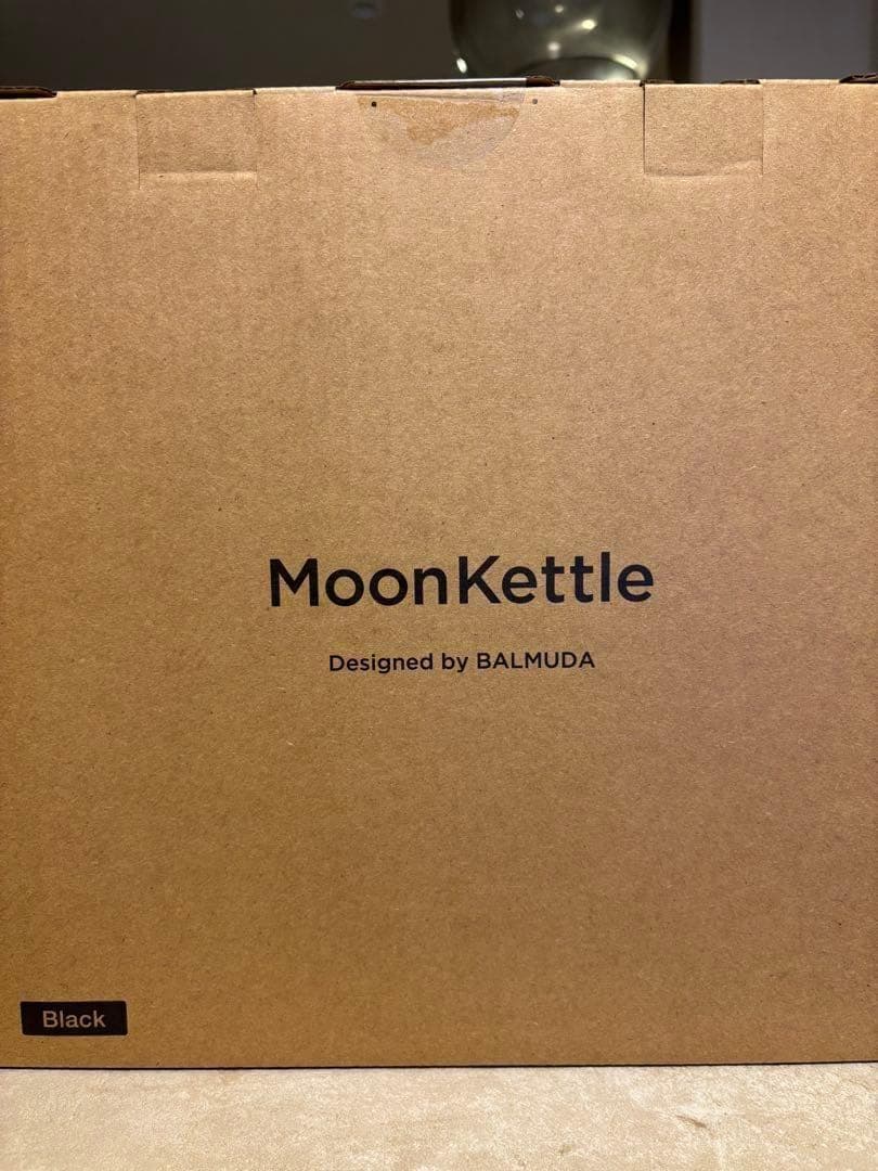 【新品未開封】BALMUDA MoonKettle ブラック 電気ケトル
