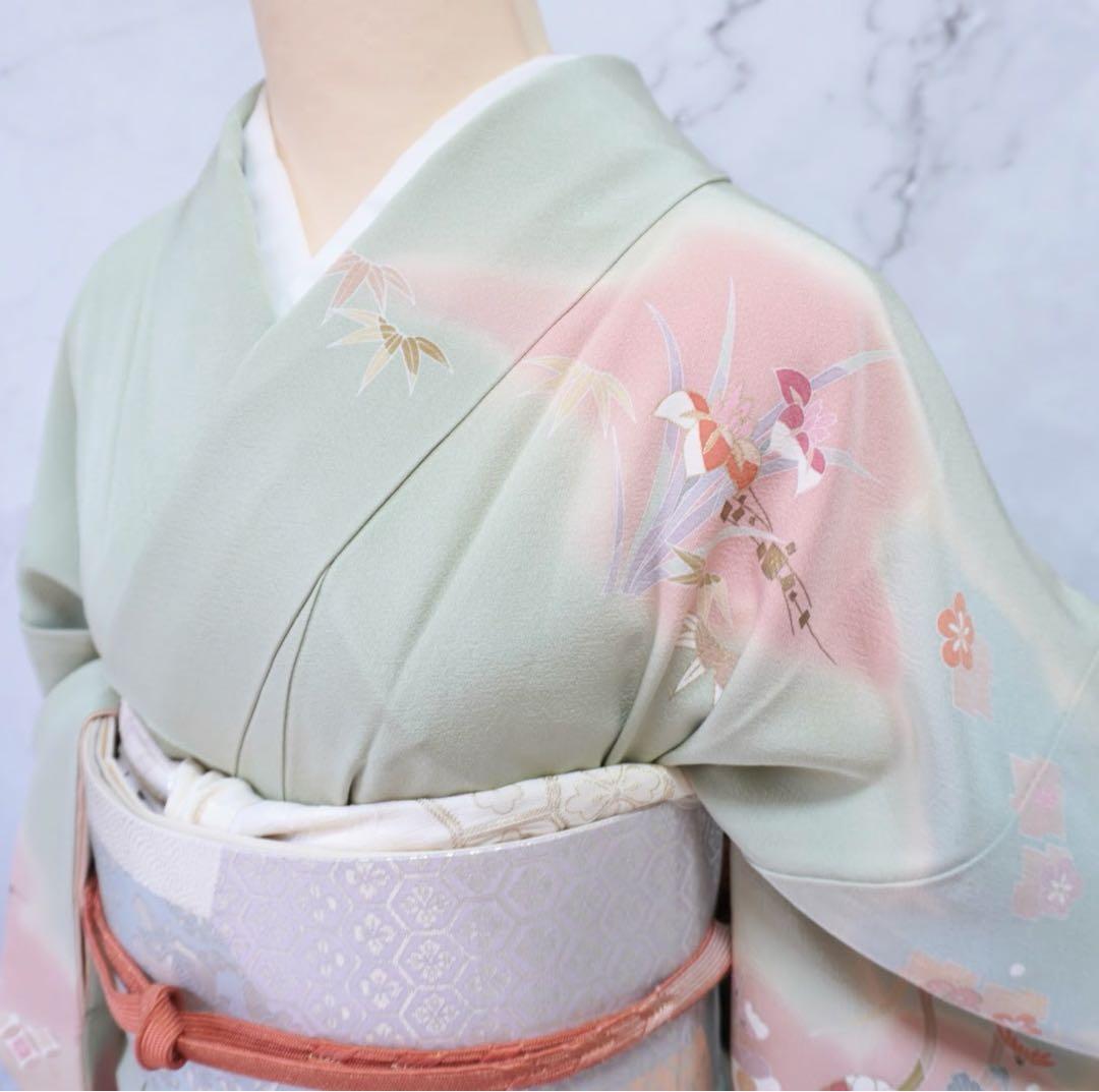 訪問着 フルセットa478七五三　入学式　お宮参り　結婚式