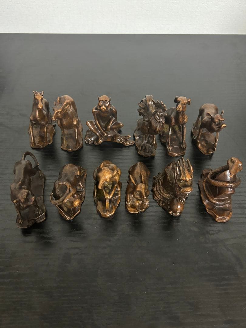 中国　銅製品　十二支