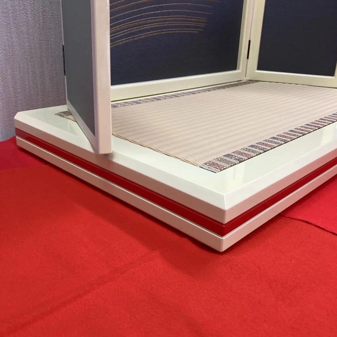 F5 ひな人形台と屏風のみ　新王飾り台　雛飾り台　3月屏風