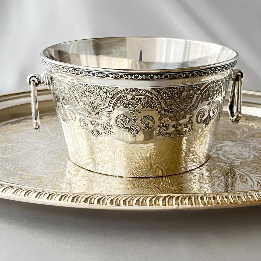 【WILCOX】アイスバケツ / ライナー 【シルバープレート】