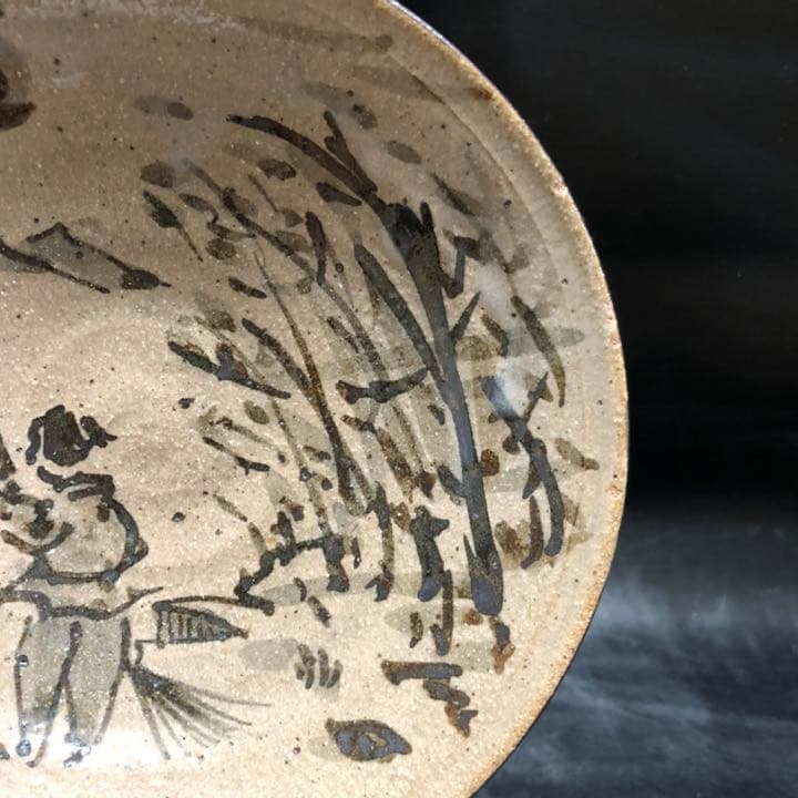 美しい古美術◼️蔵からかなりステキな古唐津の抹茶茶碗が出て来ました。夏茶碗、茶道具