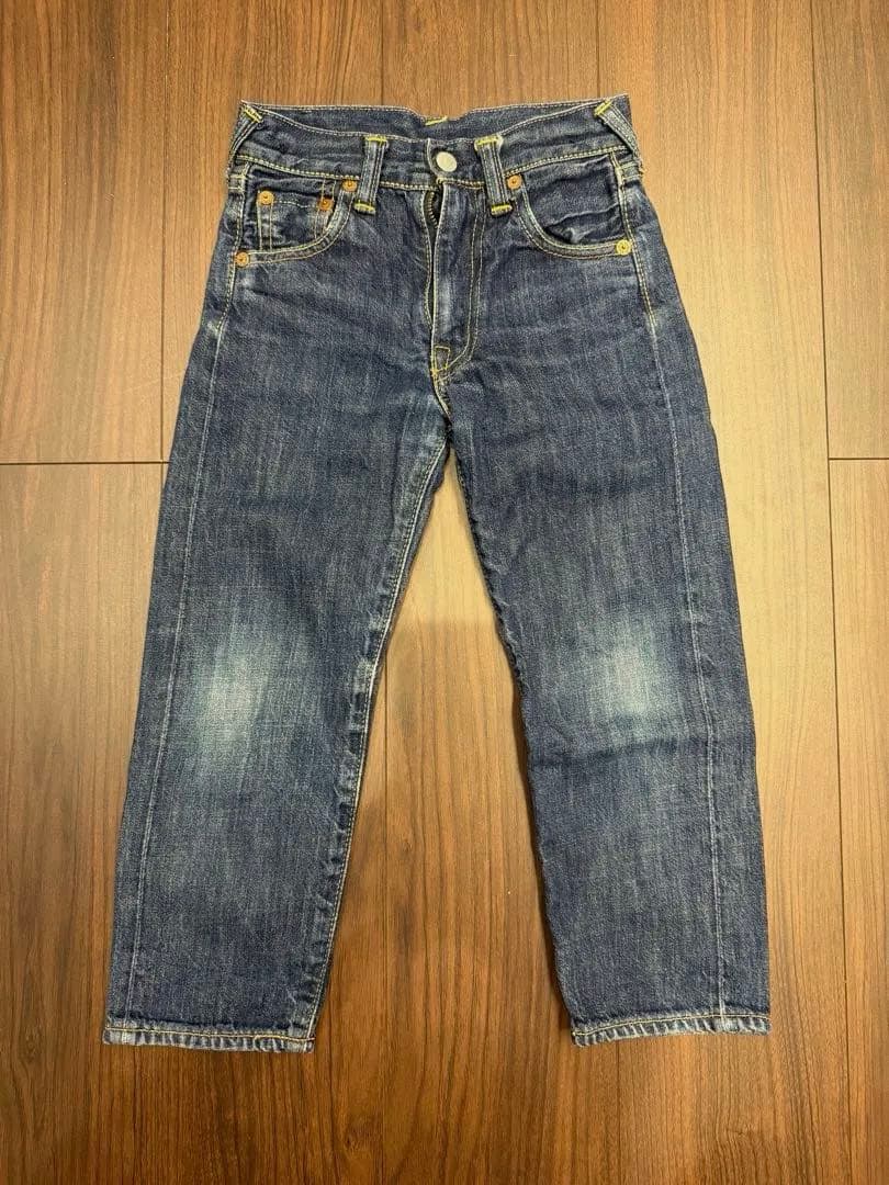 【ヴィンテージ】evisu ハローキティコラボデニム 100〜110cm