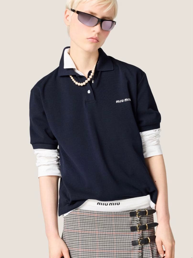 MIUMIU ミュウミュウ　ポロシャツ